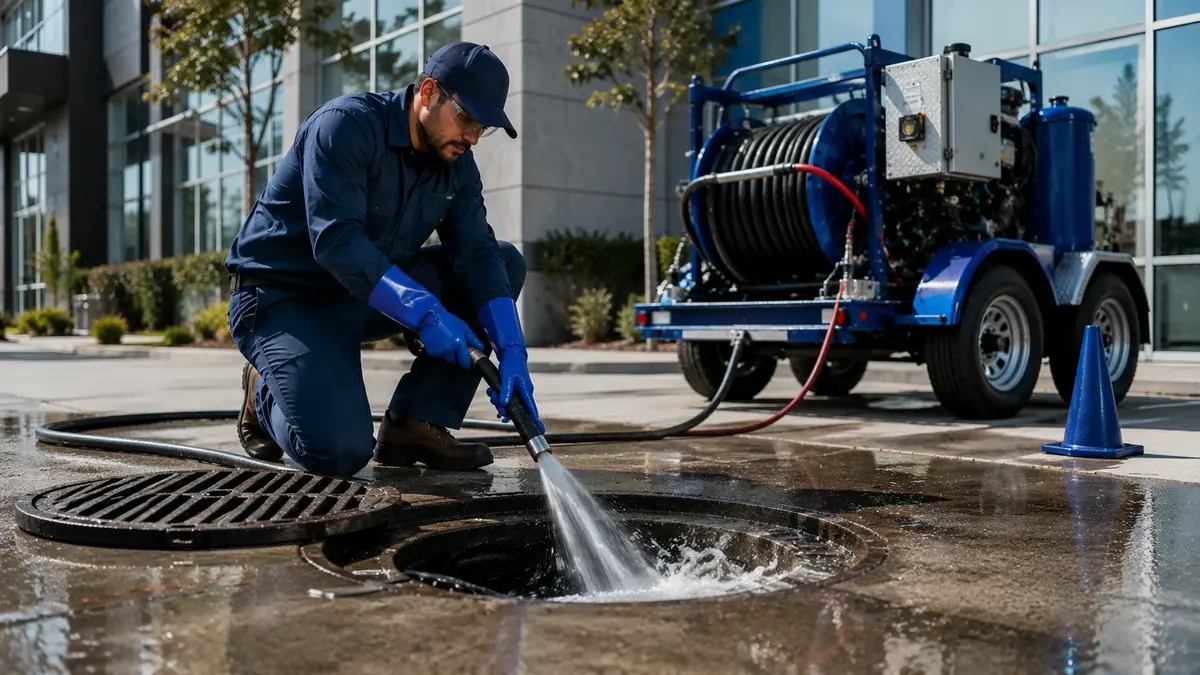 Commercial Hydro Jet Drain Cleaning in Palm Desert