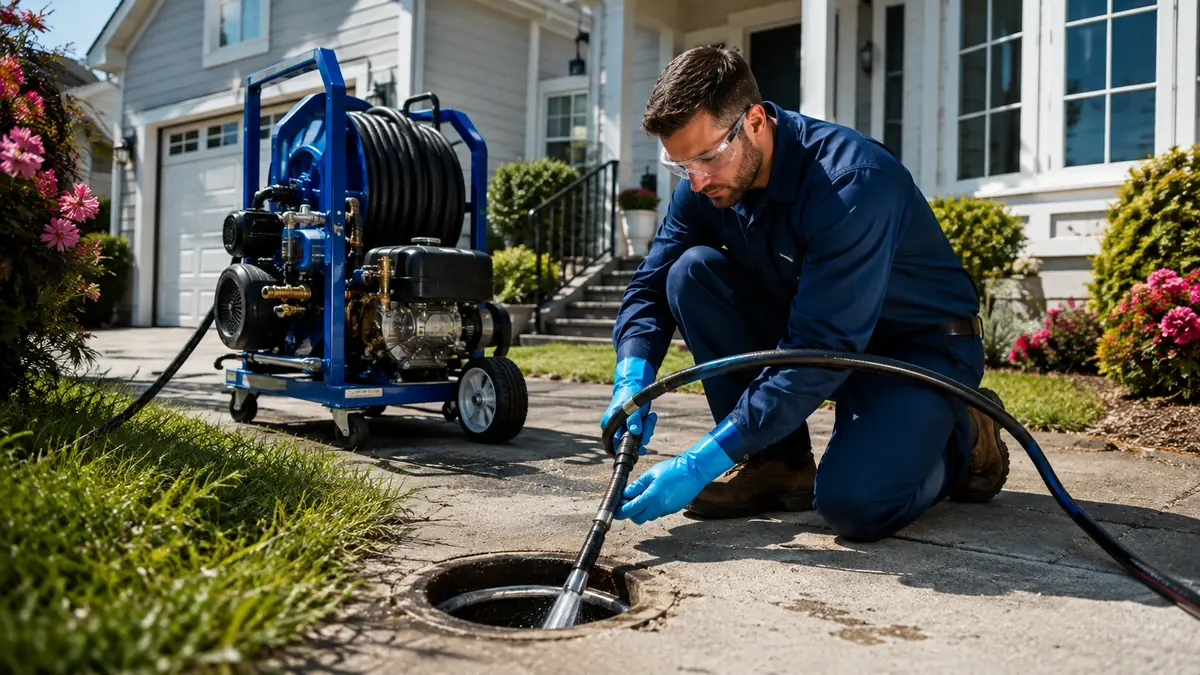 Residential Hydro Jet Drain Cleaning in Palm Desert