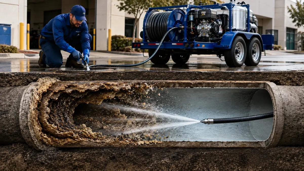 Sewer Pipe Descaling in Palm Desert